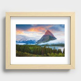 Glacier National Park Recessed Framed Print