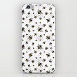Bumblebees and Polka Dots iPhone Skin
