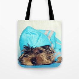 Lazy Yorkshire Terrier Tote Bag