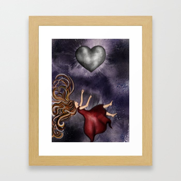 Beautiful things happen when you distance yourself from gravity… Framed Art Print