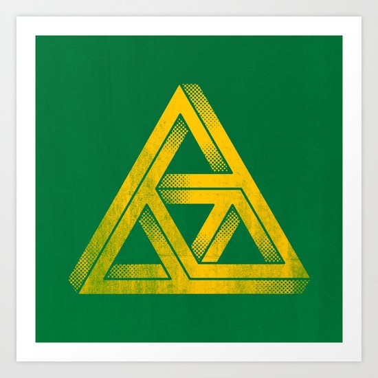 Penrose Triforce Art Print