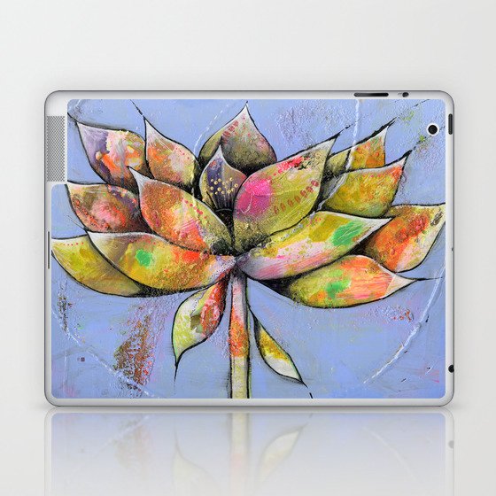 Lotus Florescent Laptop & iPad Skin