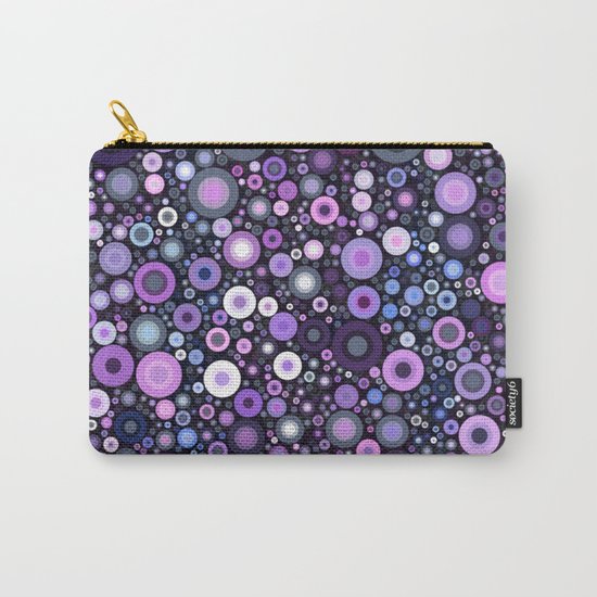 Lavender Bubbles at Midnight Carry-All Pouch