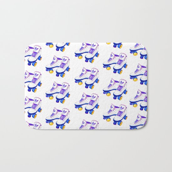 Roller Derby skaters Bath Mat
