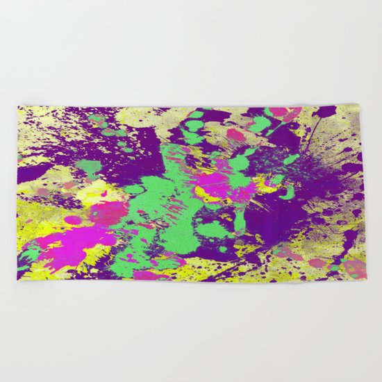 Colour Splash Beach Towel