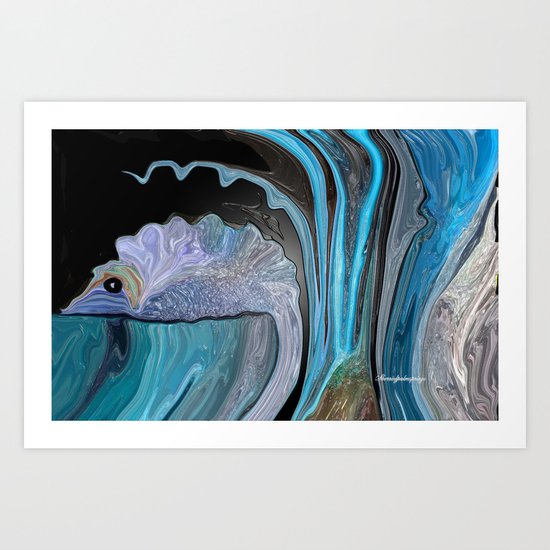 Swishy the Fishy, Wants Someone To "Take Me Home" Art Print