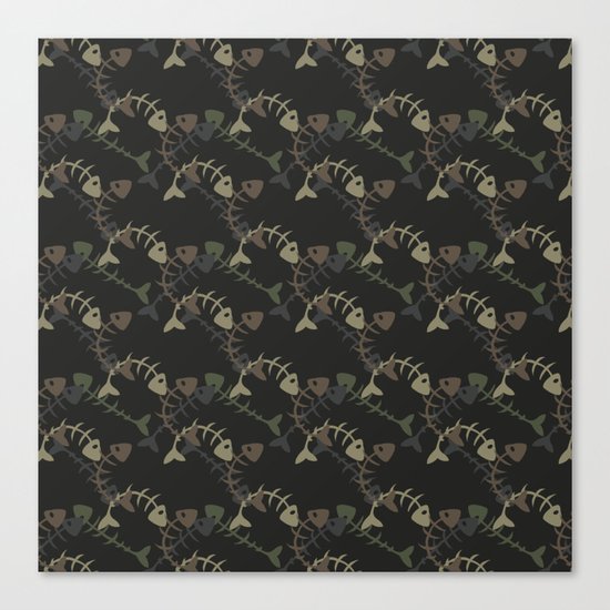 fish pattern Canvas Print