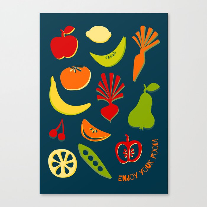 Enjoy your food! Canvas Print