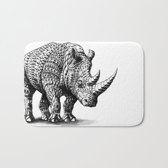 Rhinoceros Bath Mat