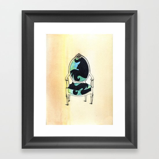 Curieux Framed Art Print