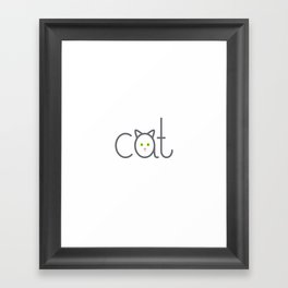 Little cat Framed Art Print