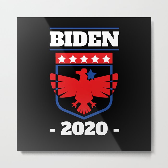 Star Democrat Joe Biden 2020 Campaign Shirt Vote Metal Print