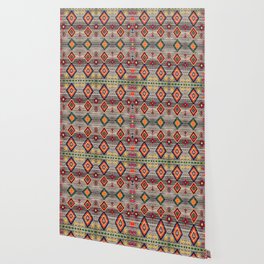 Colored Traditional Tropical Berber Handmade MOROCCAN Fabric Style Wallpaper