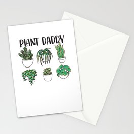 Plant Daddy Plant Lover Gardener Stationery Card