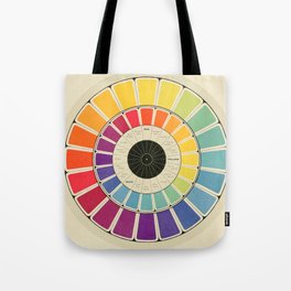 Color Wheel Spinner Tote Bag