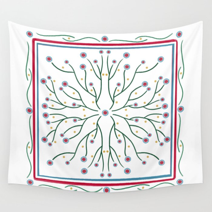 Floral style 2 Wall Tapestry