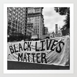 Black Lives Matter NYC 2016 Art Print