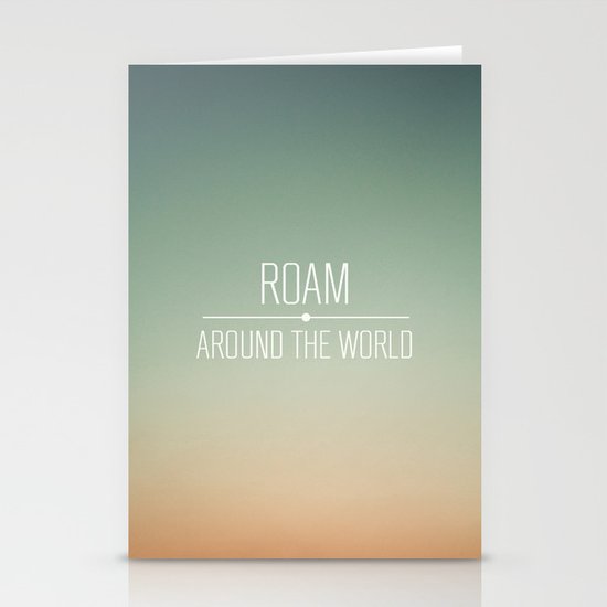 Around The World Stationery Cards