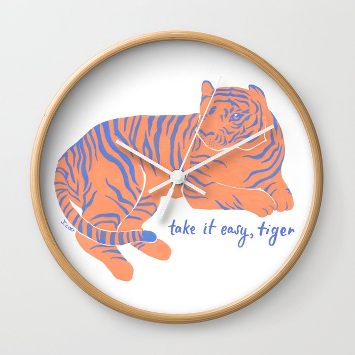 Take It Easy, Tiger Wall Clock