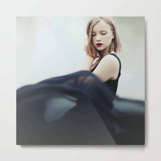 Black fashion Metal Print