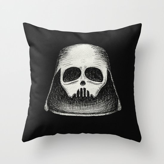 Death Vader Throw Pillow