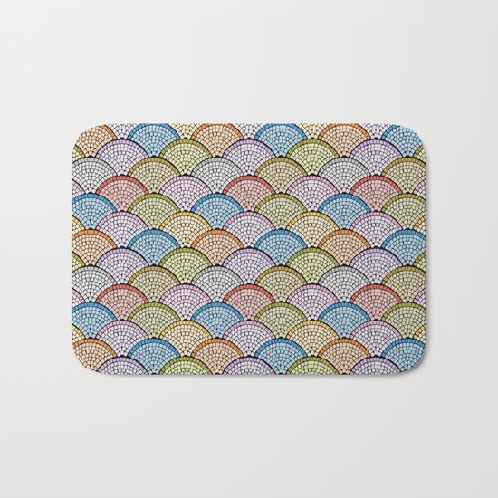 Mosaic Archs - Bright Night Bath Mat