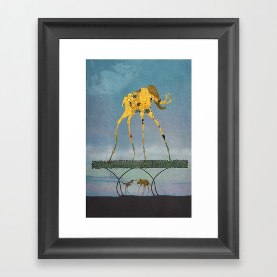Dalimt Prehistoric Fantasy Framed Art Print