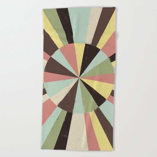 Color Wheel Beach Towel