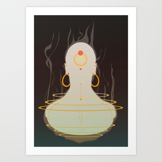 Genie Art Print