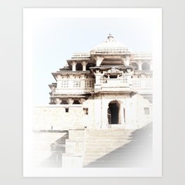 India Travel: Kumbhalgarh Fort Rajasthan Art Print