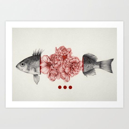 To Bloom Not Bleed Art Print