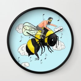 Flight of the Bumblebee by Nicolai Rimsky-Korsakov. Wall Clock