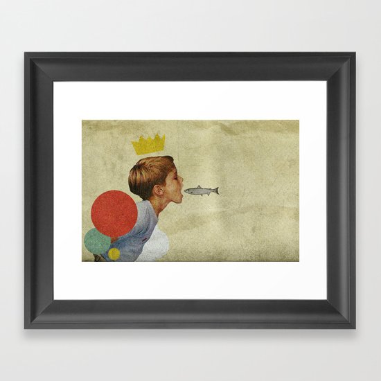 E.A.T | Collage Framed Art Print