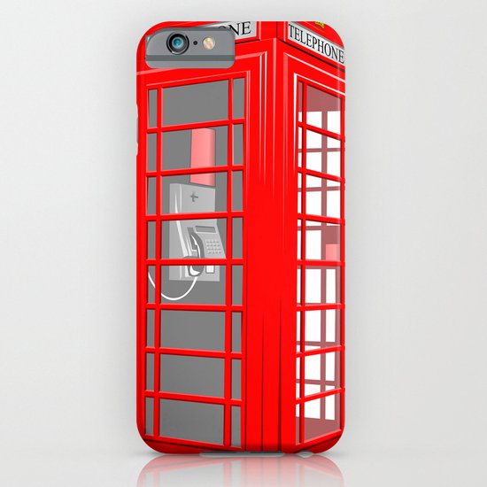 RED PHONE BOOTH iPhone & iPod Case