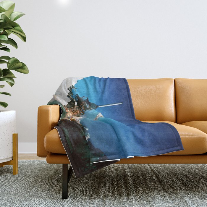 Space Shuttle Launch Throw Blanket