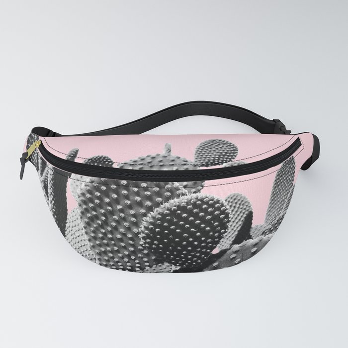Bunny Ears Cactus on Pastel Pink #cactuslove #tropicalart Fanny Pack