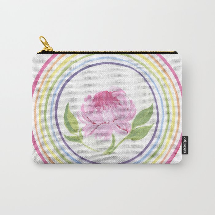 Peony Blessing Carry-All Pouch