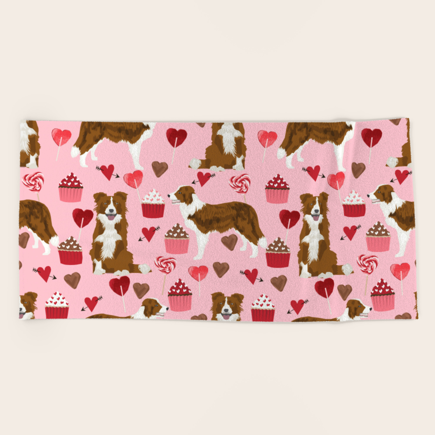 border collie cupcakes