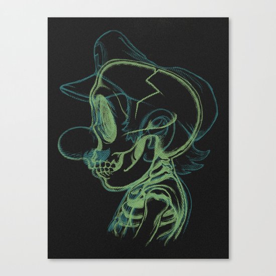 X-Ray of the Brick Breaker. Canvas Print