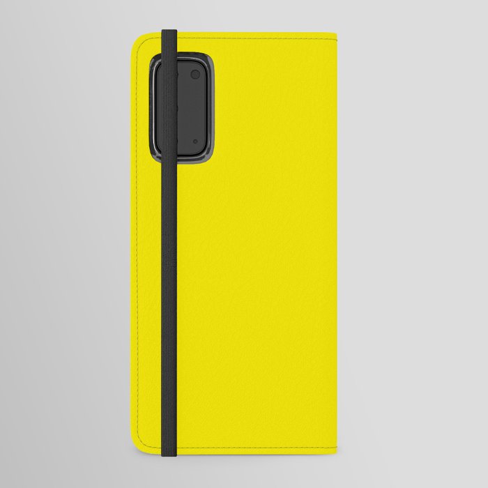 Simply Bright Yellow Android Wallet Case