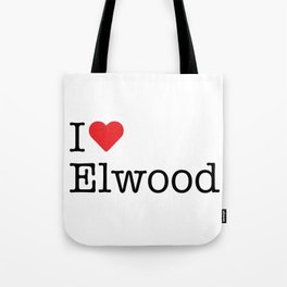 I Heart Elwood, IN Tote Bag