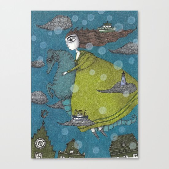 The Sea Voyage Canvas Print