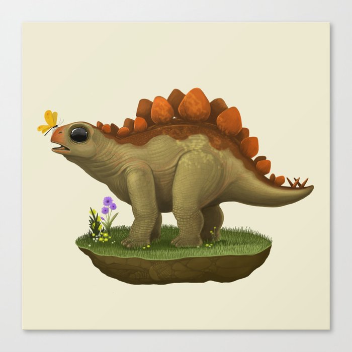 Stegosaurus  Canvas Print