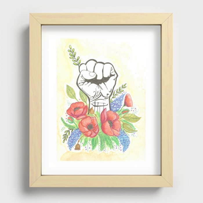 Thanks a bunch Recessed Framed Print