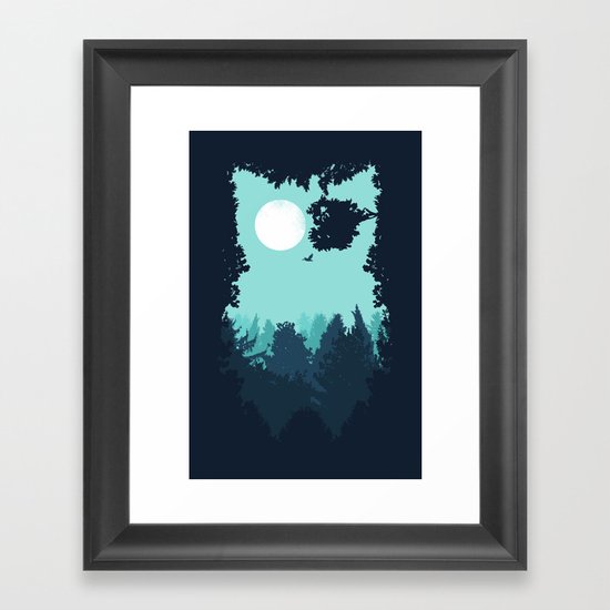 Winter Owl Framed Art Print