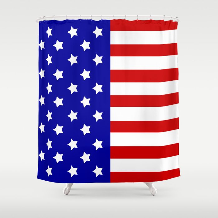 Stars And Stripes Shower Curtain By Mydream Society6