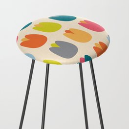Holland Tulips Counter Stool