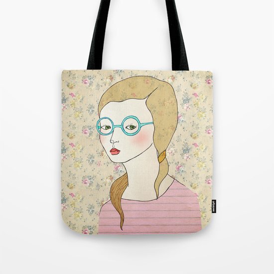 Las gafas redondas. Tote Bag
