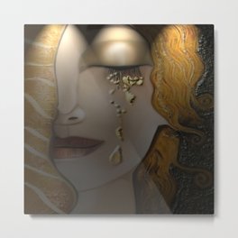My Klimt Serie : Gold Metal Print | Other, Woman, Painting, Classic, Brown, Emotional, Gustavklimt, Masterpiece, Art, Bronze 