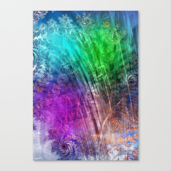 floatin through the love heaven Canvas Print